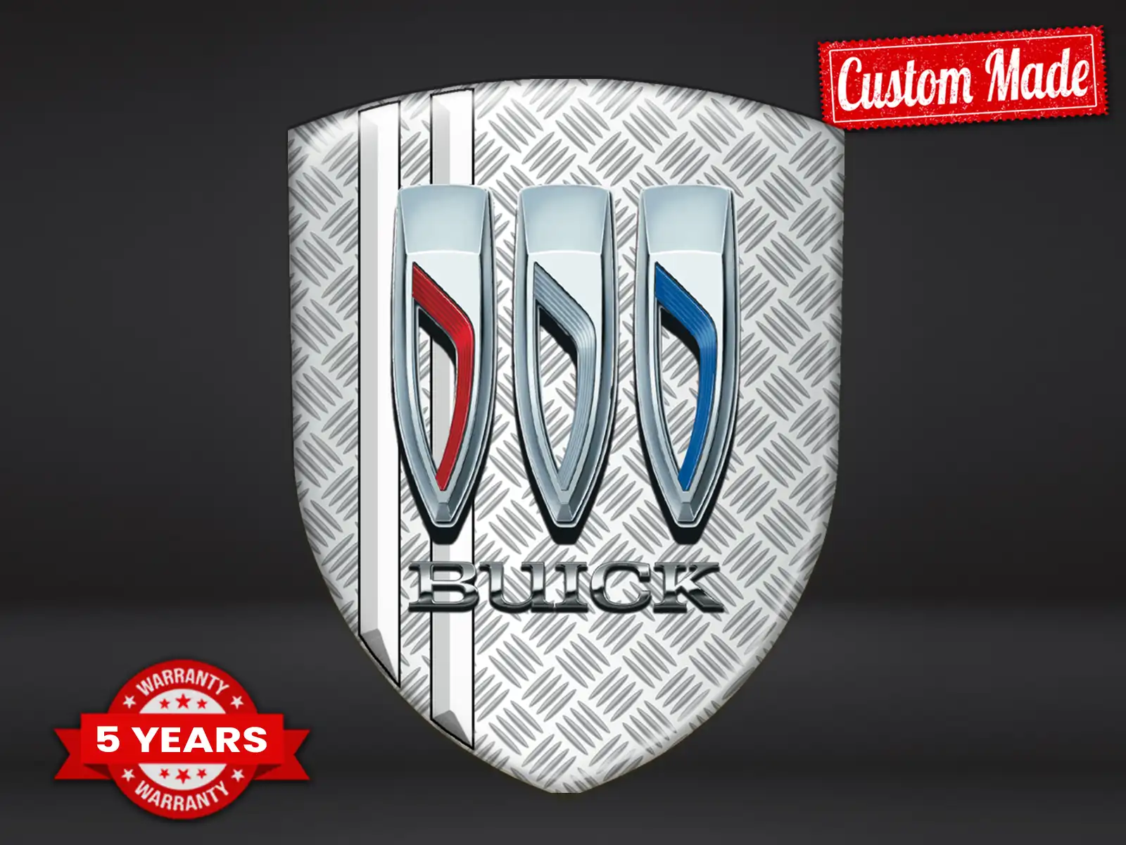 Buick Etiqueta Impermeable Estilo Moderna Personalizable